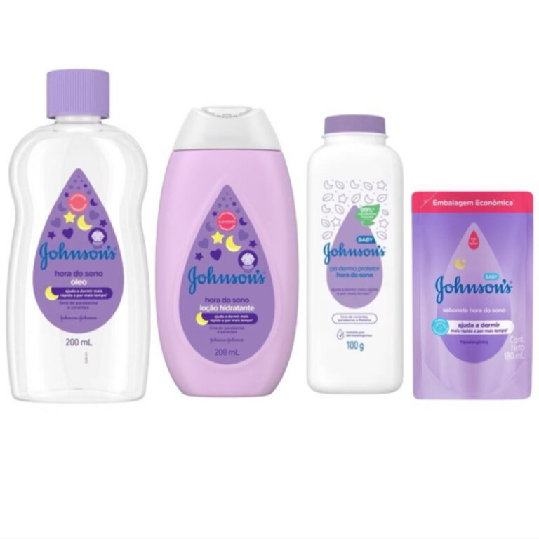 Kit Talco Para Bebê 100g + Óleo Johnsons 200ml
