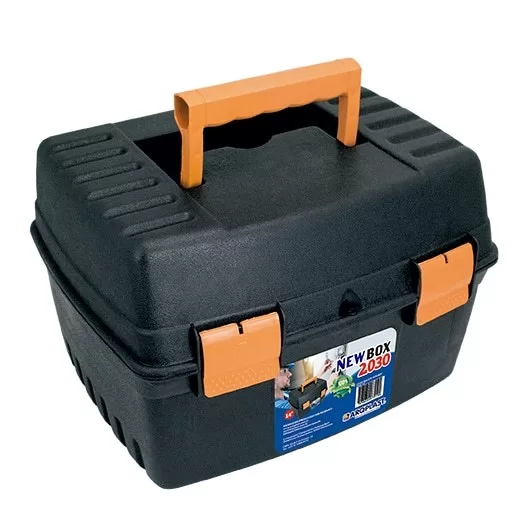 MALETA DE PLASTICO FERRAMENTA ORGANIZADORA PRETA/L