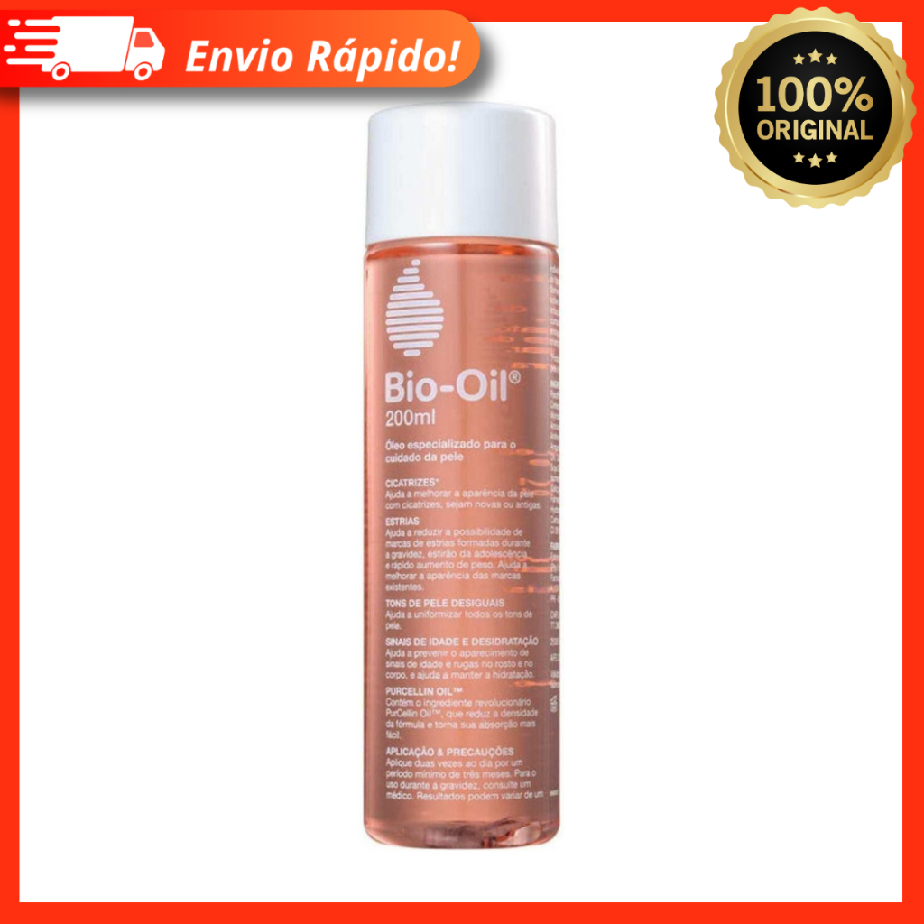 Óleo Para Cuidado Da Pele Estrias E Cicatrizes Bio-Oil 200ml