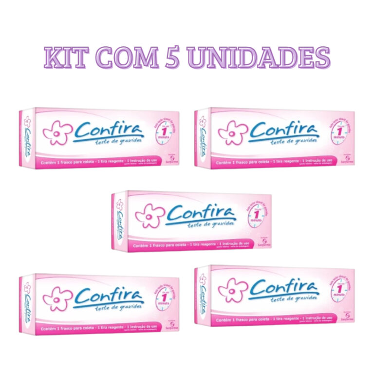 Kit Testes de Gravidez Confira em Tira Resultado e