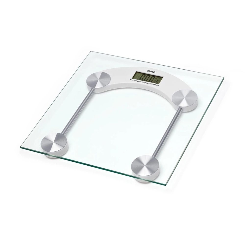 Balança Digital Vidro 180kg LCD Alta Precisão Casa