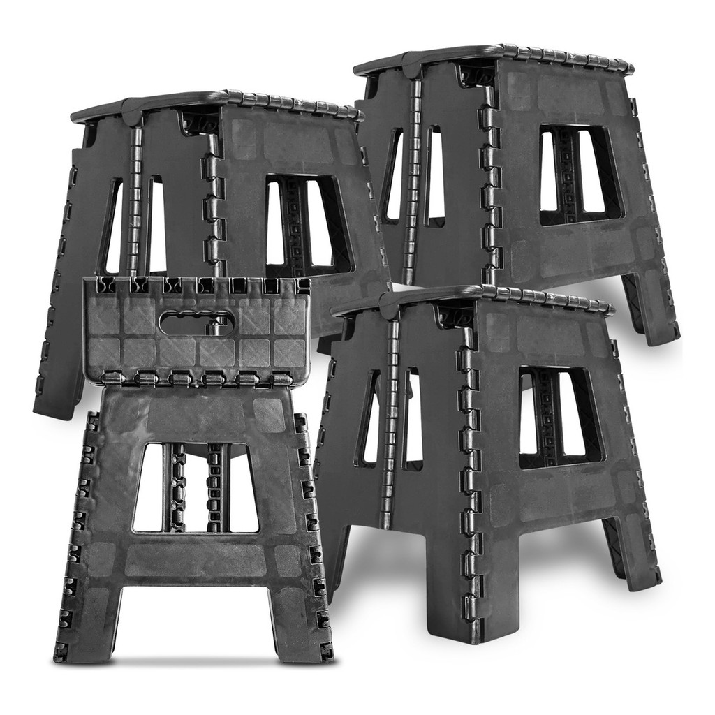 4x Banquinhos Dobrável Multiuso Portátil Resistente