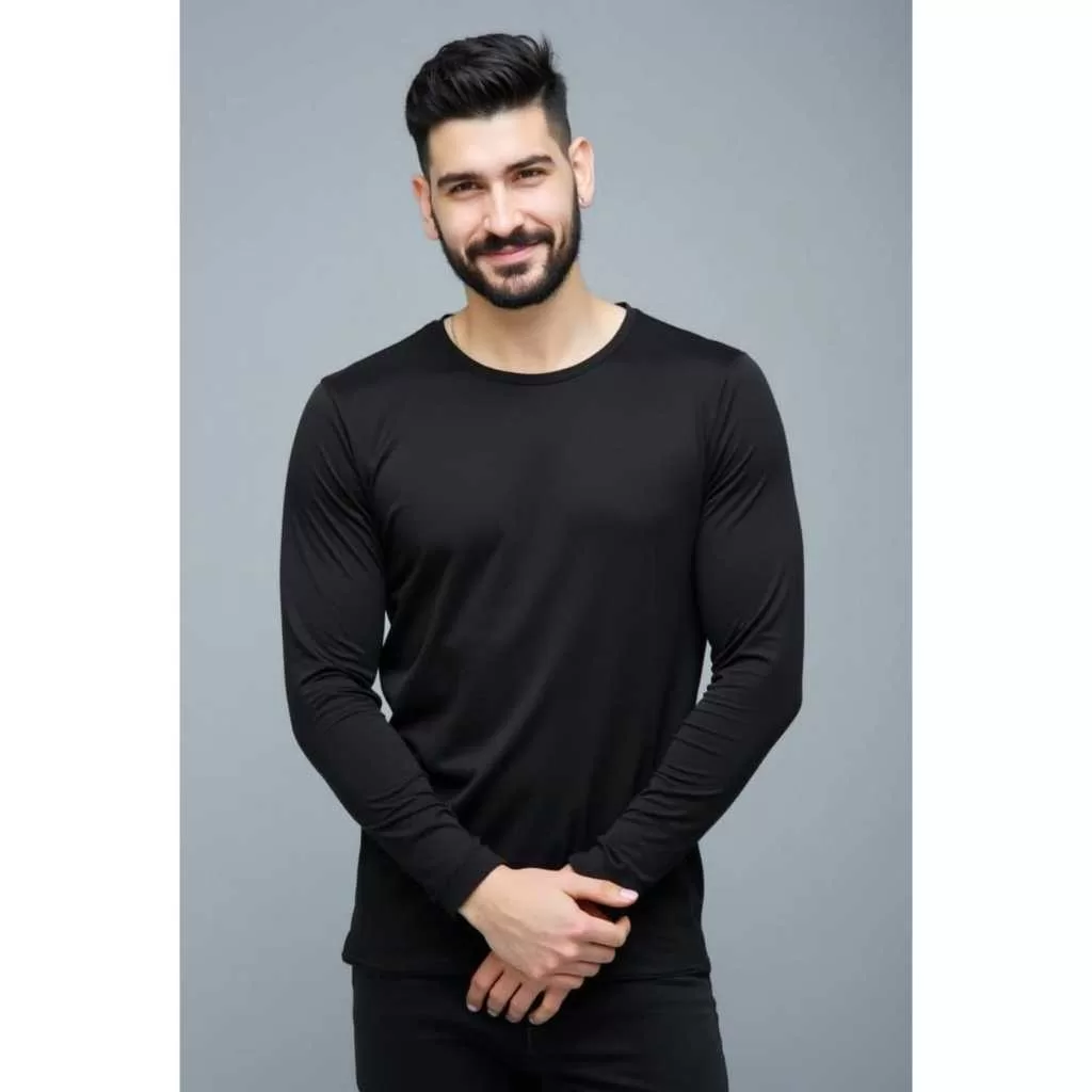 Camisa Térmica Segunda Pele Camiseta Básica Frio Calor Blusa Masculina Caminhada Academia