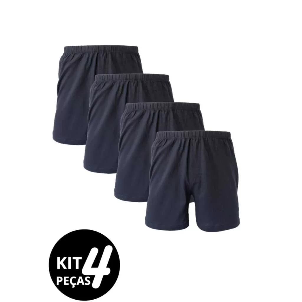 Kit 4 Samba cancao pijama 100% algodao SOMENTE NA COR( PRETO )