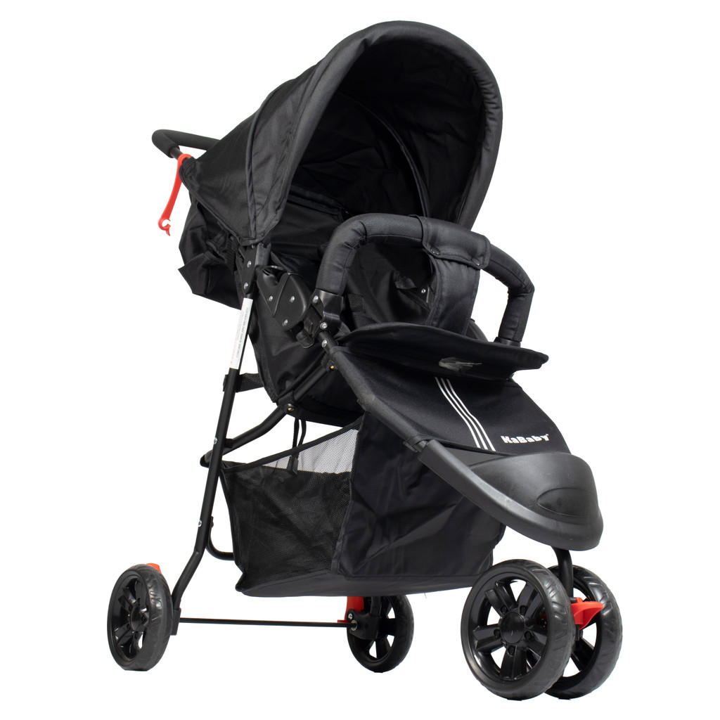Carrinho De Bebê EasyGo Com Cesto 3 Rodas Passeio Até 15kgs – KaBaby