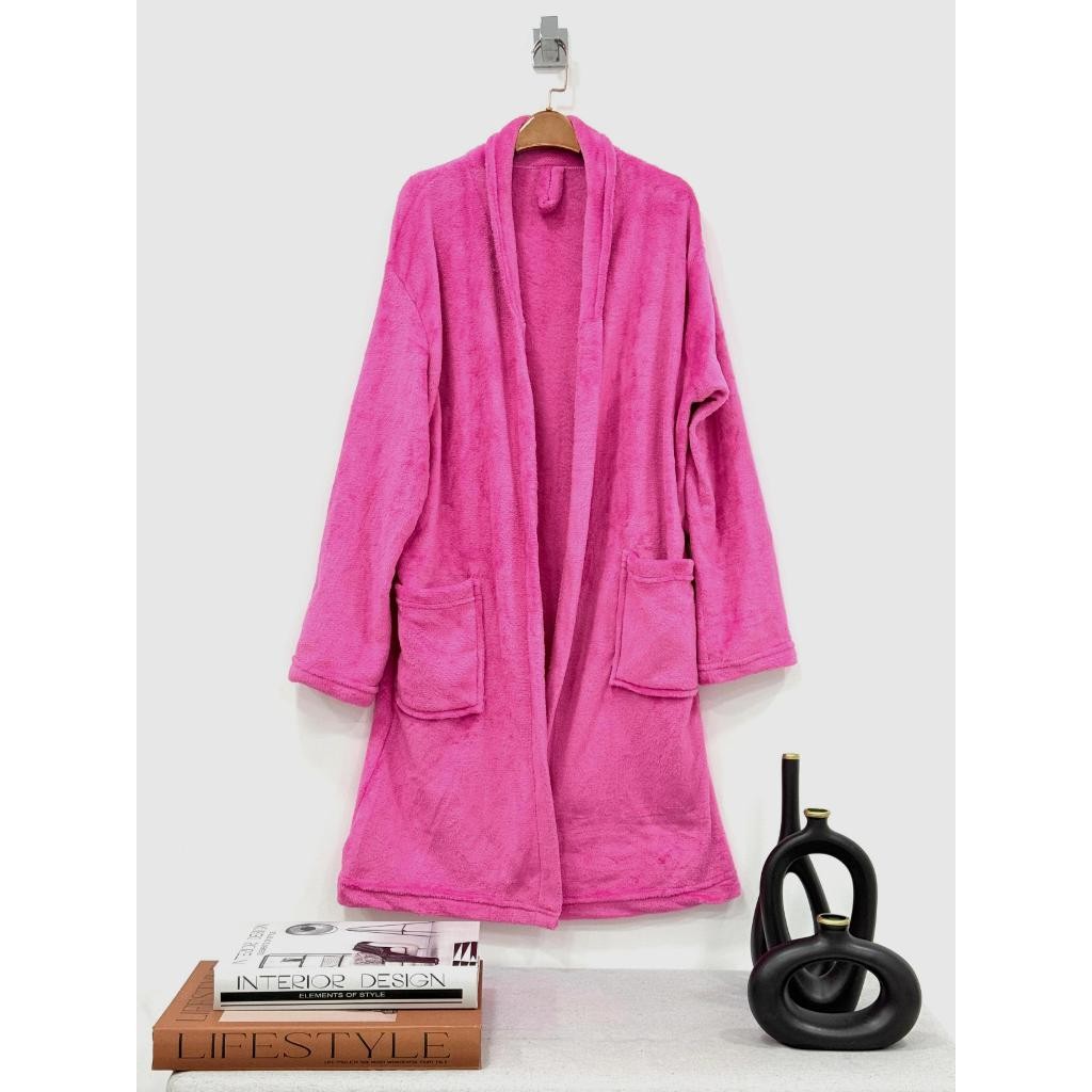 Roupão Frio Macio Microfibra Adulto Unisex Adulto