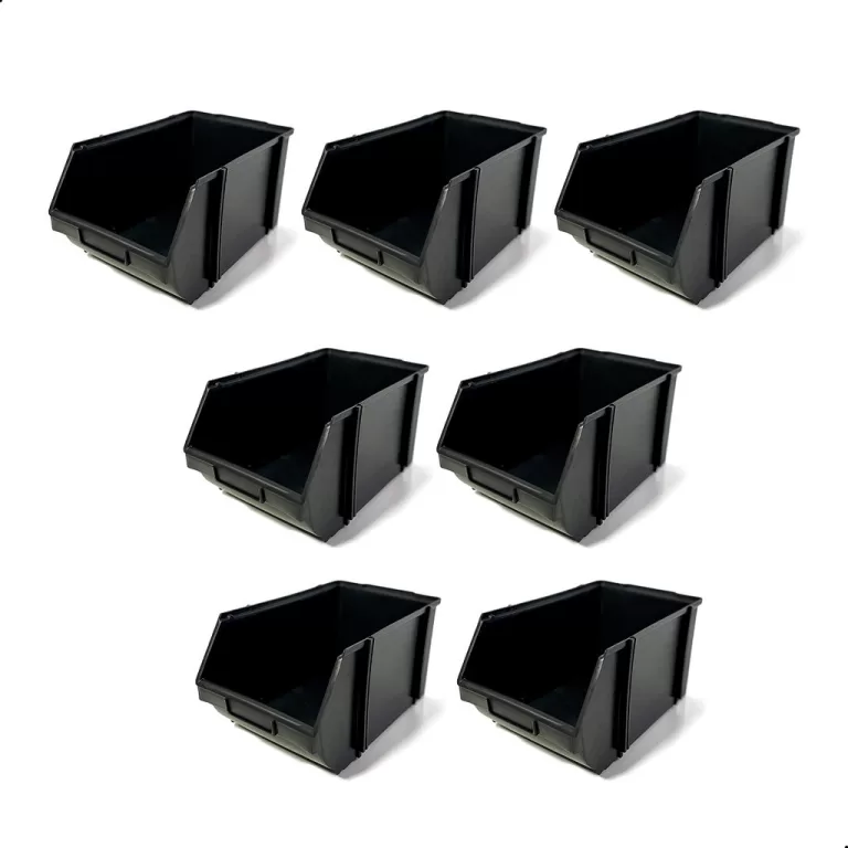Kit 6 Caixas Bin n5 Gaveteiro Organizadora Estante