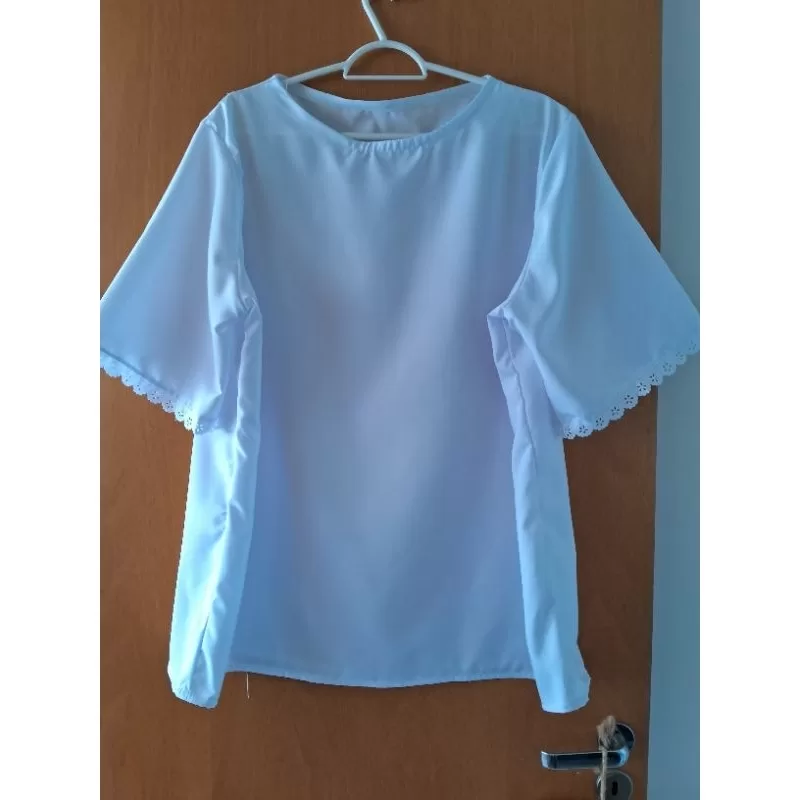 Camisu Branco / Preto / Ração Umbanda Candomblé / Oxfordine