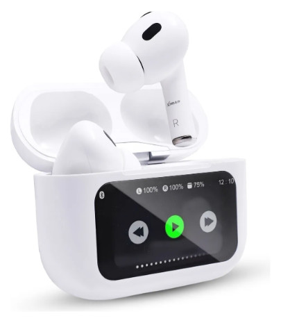 Fone de Ouvido Bluetooth 5.4 A9PRO- BRANCO