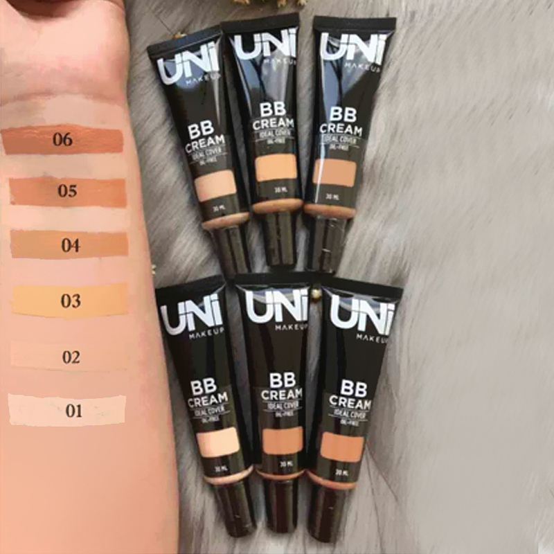BB Creme Ideal cover Cobertura Perfeita 6 cores UN-BE09DS