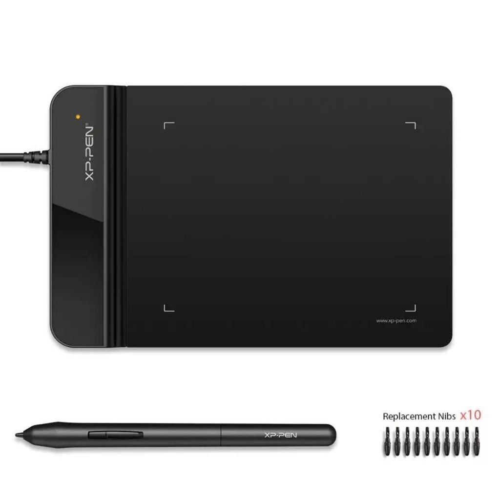 Mesa Digitalizadora Xp-pen G430s Ultra Fina Caneta 8192 Níveis Alta Precisão