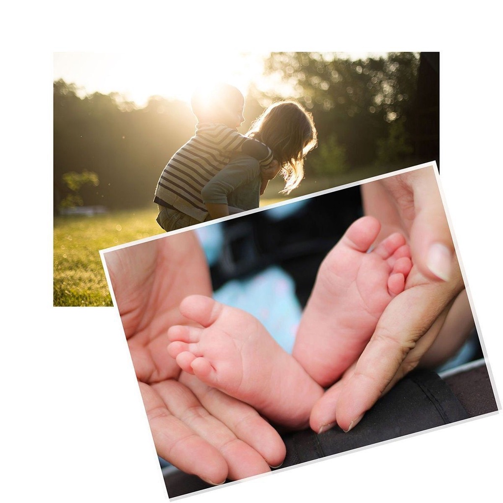 Papel Fotográfico A4 180g Glossy Branco Brilhante com 1000 folhas