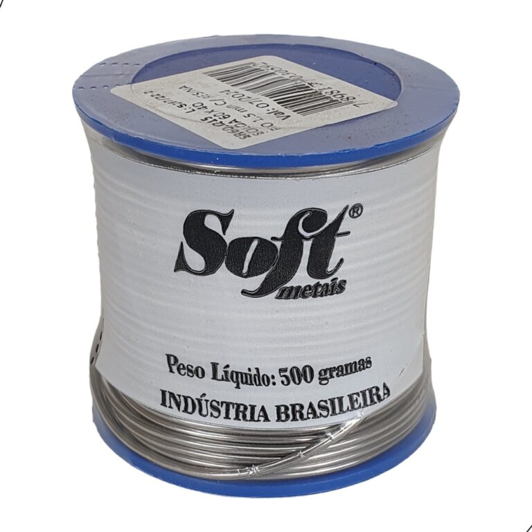 Fio De Estanho 1,5mm 500g 60×40 Com Resina So