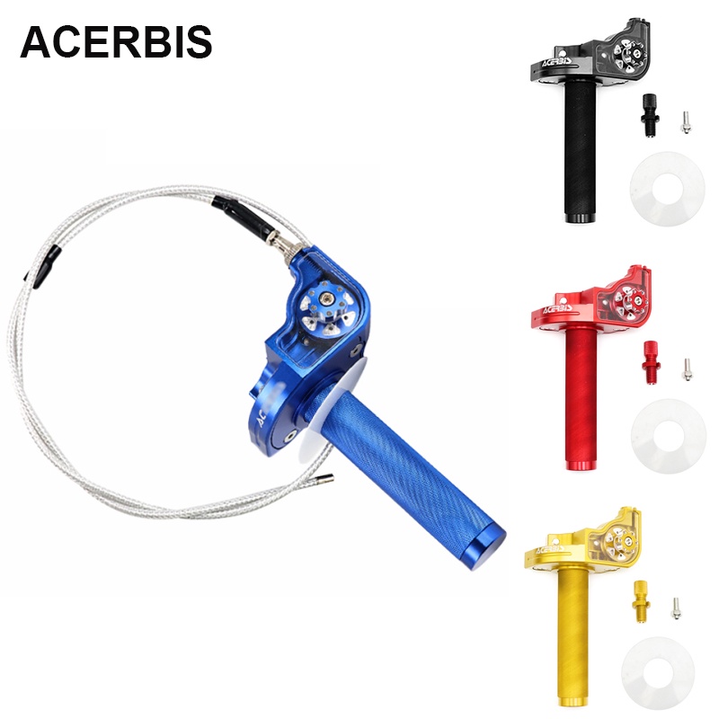 ACERBIS Punhos De Acelerador De Alumínio Ajustáveis CNC Gás De Torção Para Bicicletas De Poço De Suj