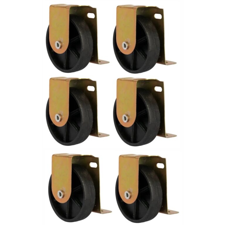 Rodinha Para Cama Auxiliar Bicama Kit 6 Peças Ref
