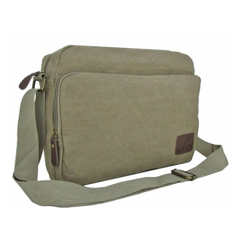 Bolsa Em Lona Pasta Transversal Ombro Trabalho Pas