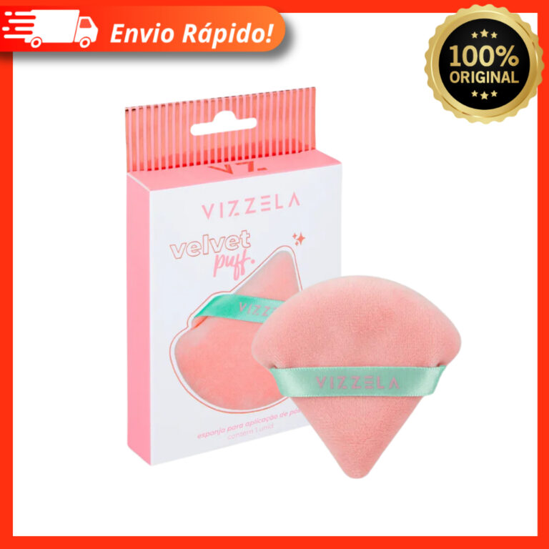 Esponja facial Velvet Puff Toque Suave De Algodão