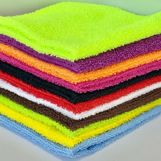 Kit c/10 Panos de limpeza microfibra alta absorç