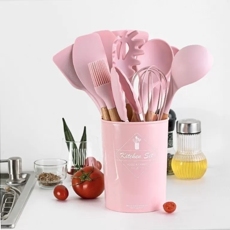 Jogo de Cozinha Kit C/12 Pçs de Silicone Utensíl
