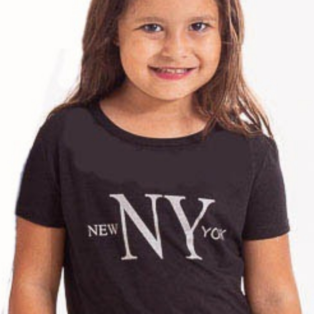 Blusa Infantil Feminina Estampada Lisa Verão