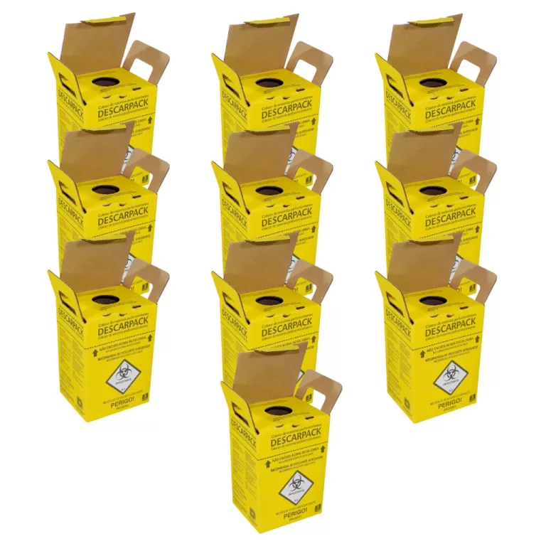 Caixa Coletora Material Perfurocortante 3 Litros D