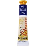 Tinta óleo Acrilex azul da prússia 331 20ml