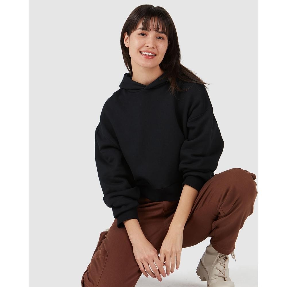 Blusão Feminino Com Capuz Em Moletom Flanelado