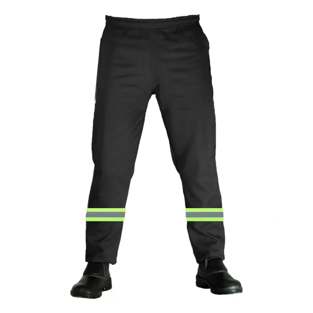 Calça Refletiva Brim Cores – Com Faixa Refletiva