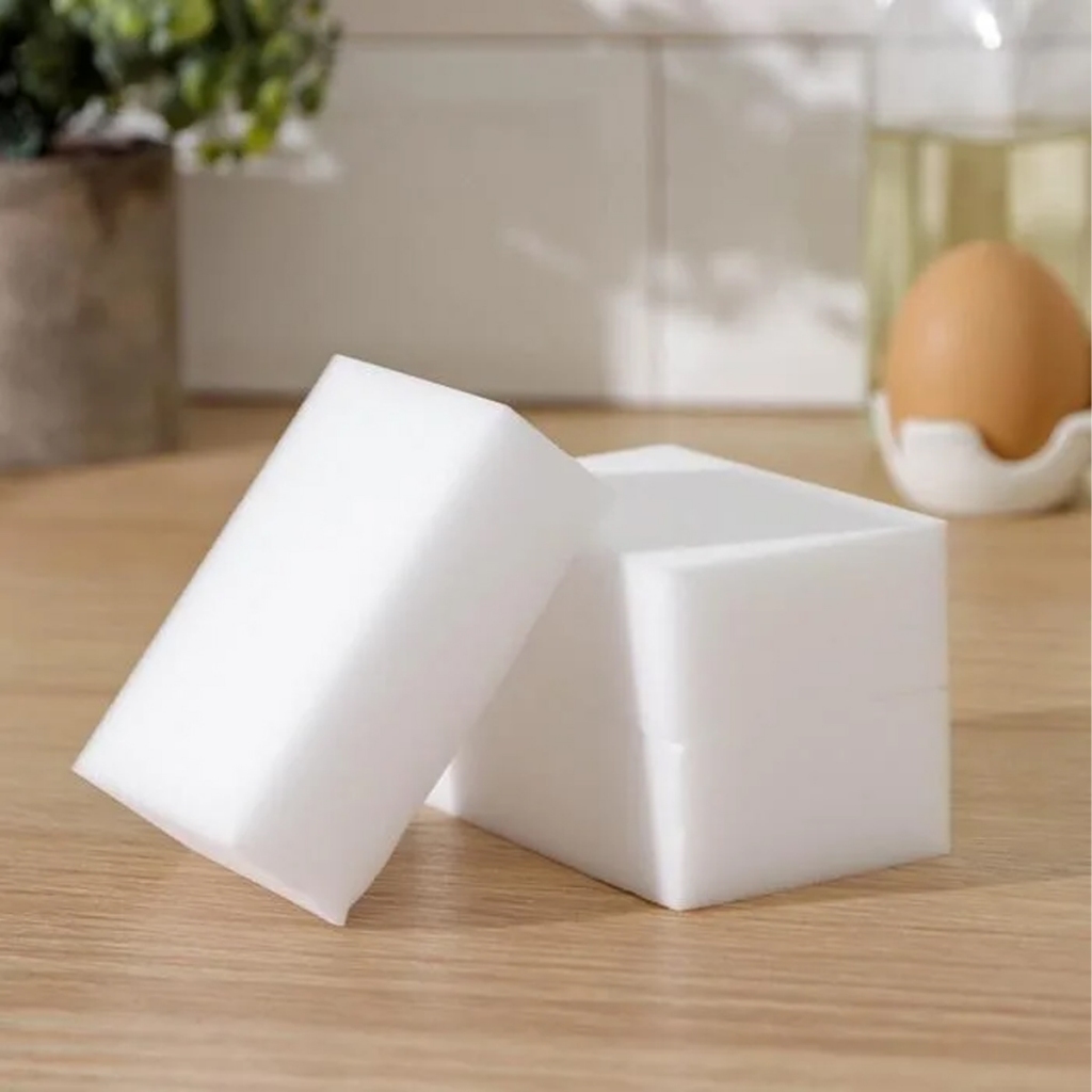 Kit 4 Esponjas Limpeza Poderosa em Cada Detalhe Renove sua Casa com o Quádruplo de Eficiência