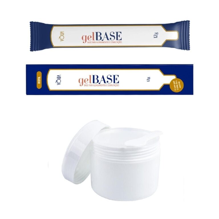 Sachê Refil Gel Base Alongamento Vòlia + Pote Re