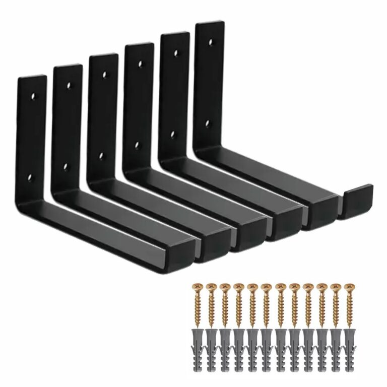 Kit 6 Peças Mão Francesa Invertida 30cm Ferro Re