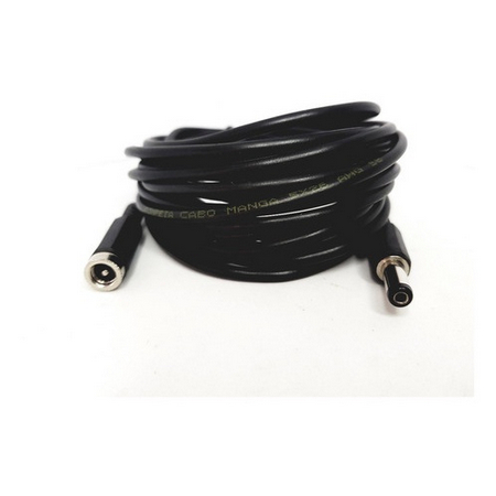 Cabo Extensão Fonte P4 Extensor Fita Led Preto Le