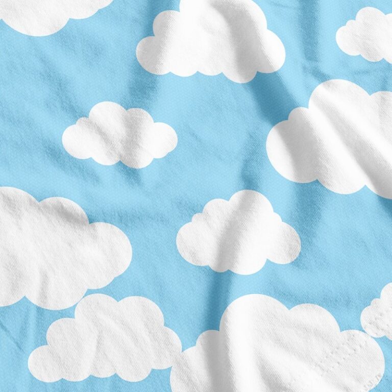 2-10 metros Tnt Estampado Nuvem Infantil Baby Chá