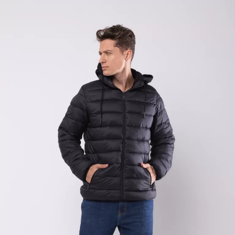 Jaqueta Casaco Puffer Bobojaco Unisex Touca Bolsos