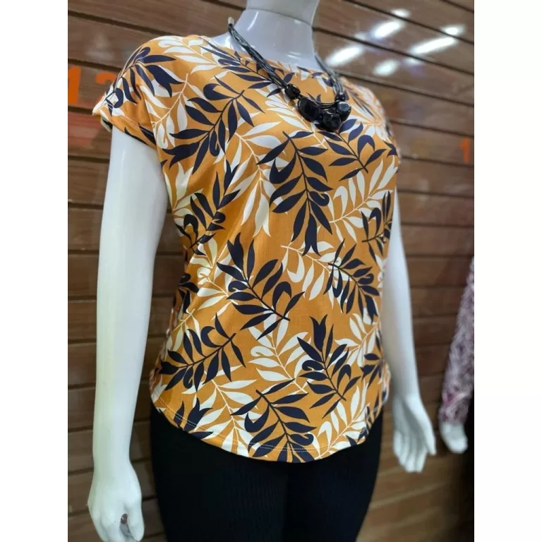 Blusinha estampada plus size – G1 ao G5 R