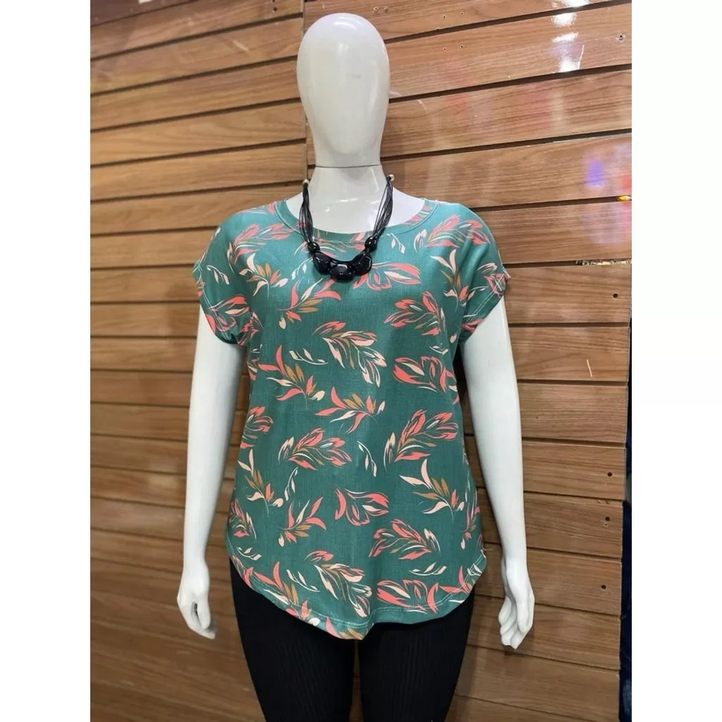 Blusinha estampada plus size – G1 ao G5 – Plus size de verdade – est 06