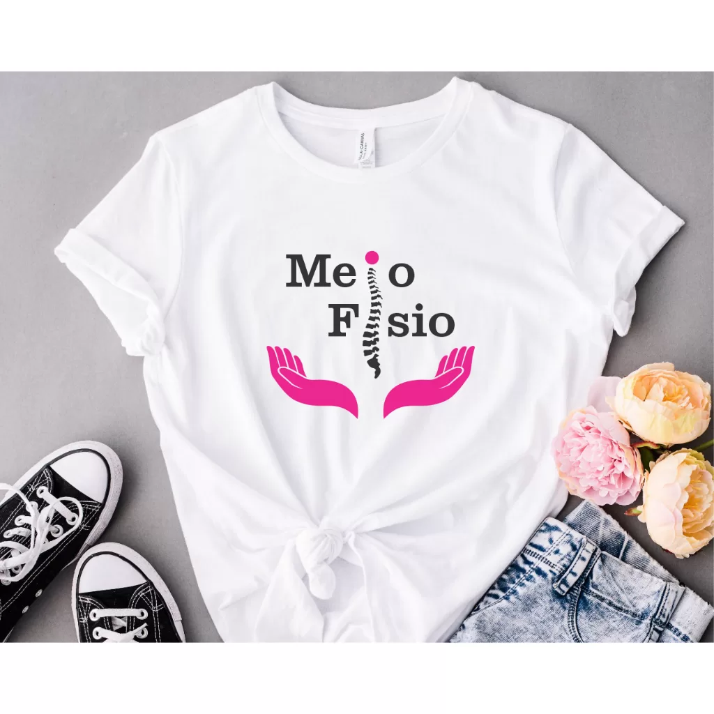 Blusa T-shirt Feminina Fisioterapia – Meio Fisio