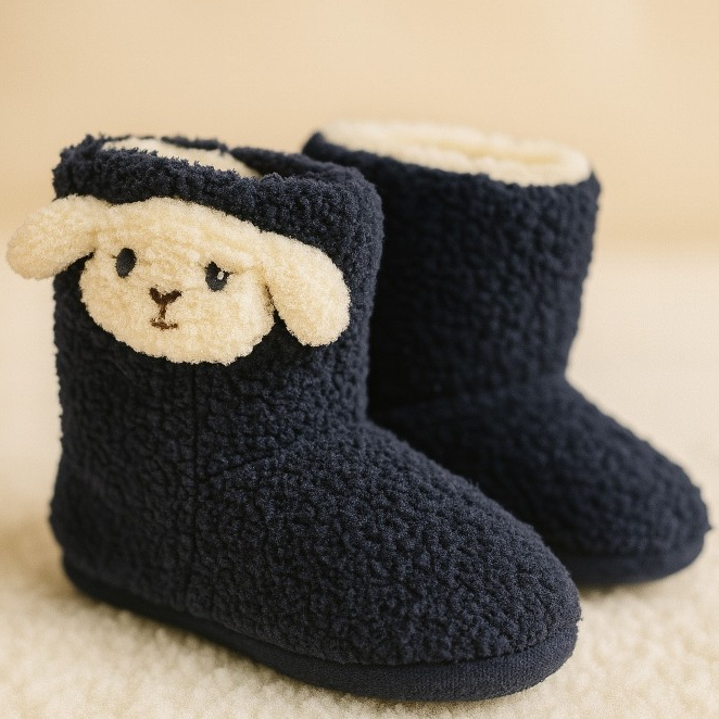 Pantufa Botinha Infantil Menino Menina Antiderrapa