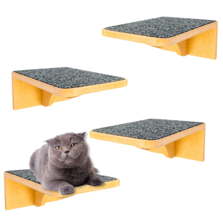 Kit Prateleira Para Gatos Tamanho M 4peças com Ca