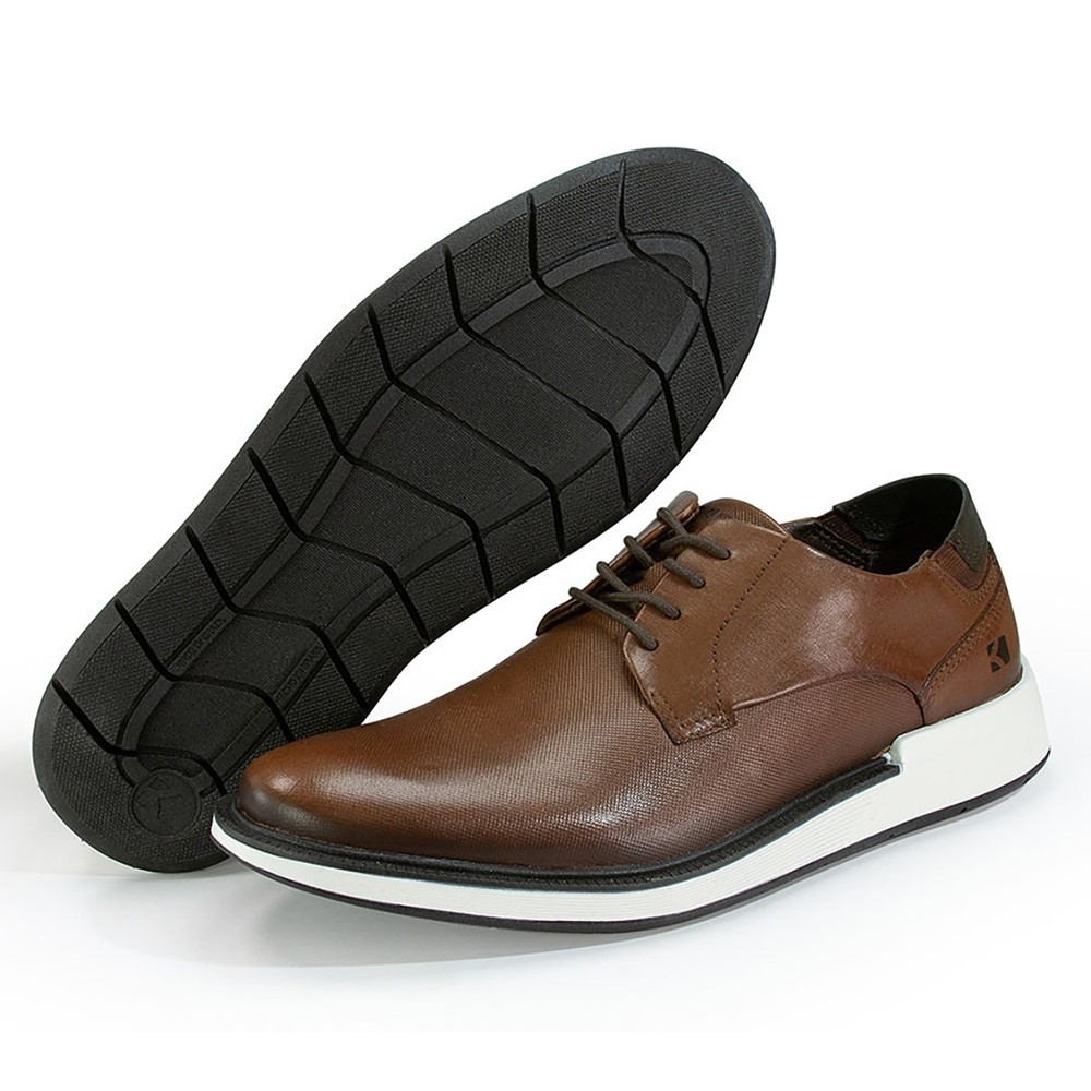 Sapato Couro Kildare Scott Malte Masculino – Marrom