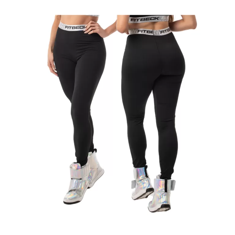 Calça Legging Feminina Elástico Exposto Cintura 