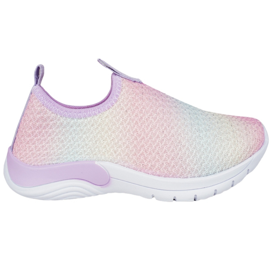 Tênis Infantil Menina Calce Fácil Confortável Original Super Leve Volta às Aulas