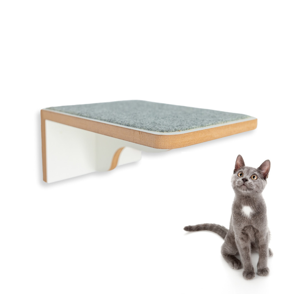 Prateleira Para Gatos em MDF 15mm LAMINADO REFORÇADO Tamanho M – Super Resistente