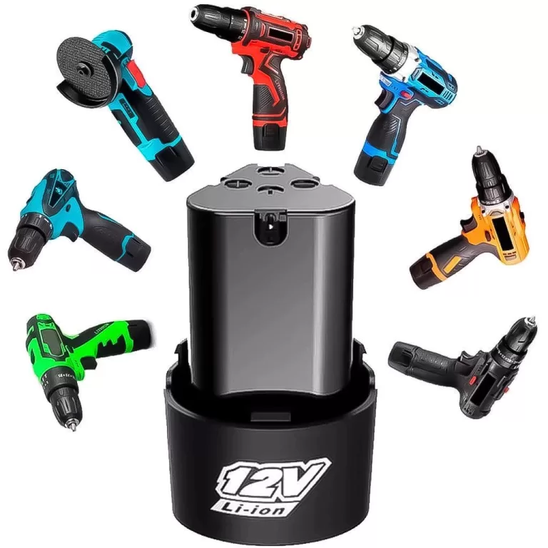 Bateria Bivolt 12v Para Furadeira/parafusadeira-JU