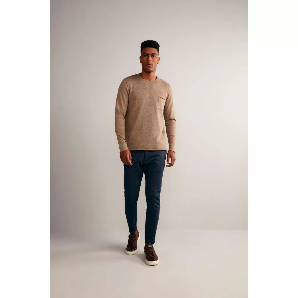 Tricot Gola Careca – Khaki