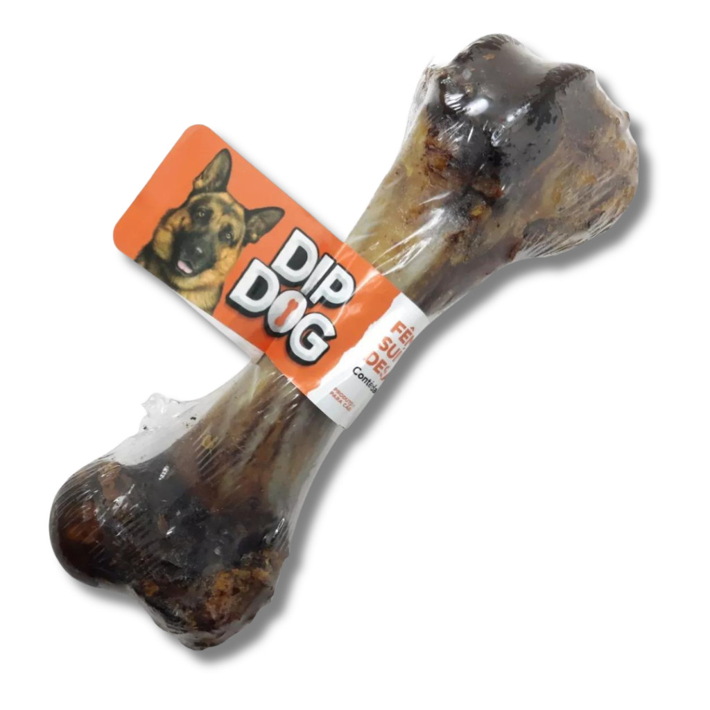 Petisco Pet Osso Fêmur Suíno de Porco Mordedor Natural Desidratado Para Cão Cachorro Gato Distração