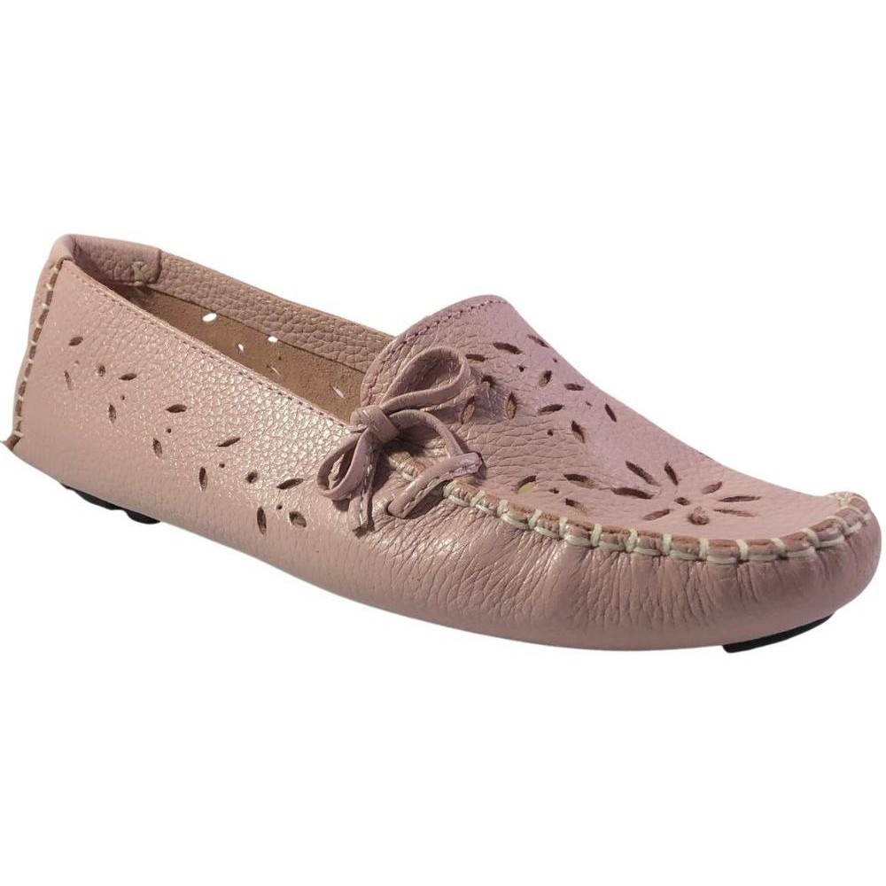 Mocassim Feminino Em Couro Legítimo Andacco Conforto Joanete