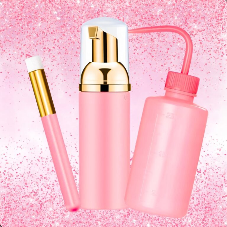Kit Limpeza Extensão de Cílios Com Pump Espumado