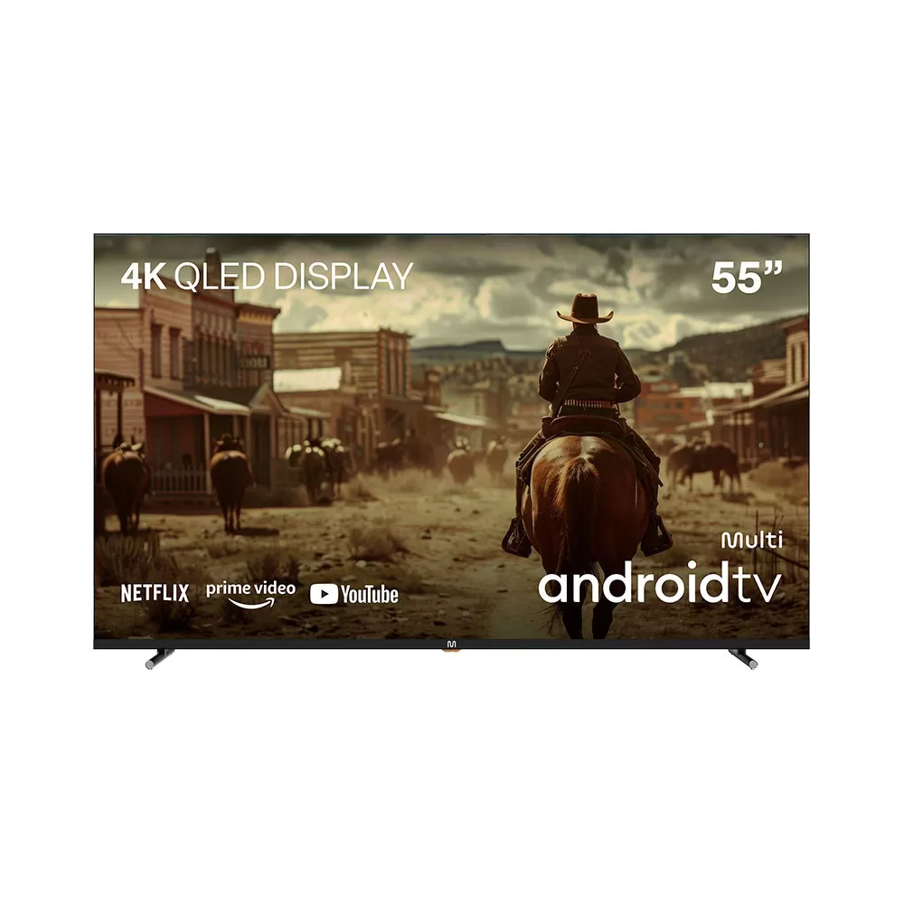 Smart TV Qled 55 4K Multi Android 11  3HDMI 2USB – TL073M
