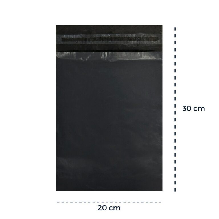 Kit Envelope de Envio e commerce 20×30 Preto 